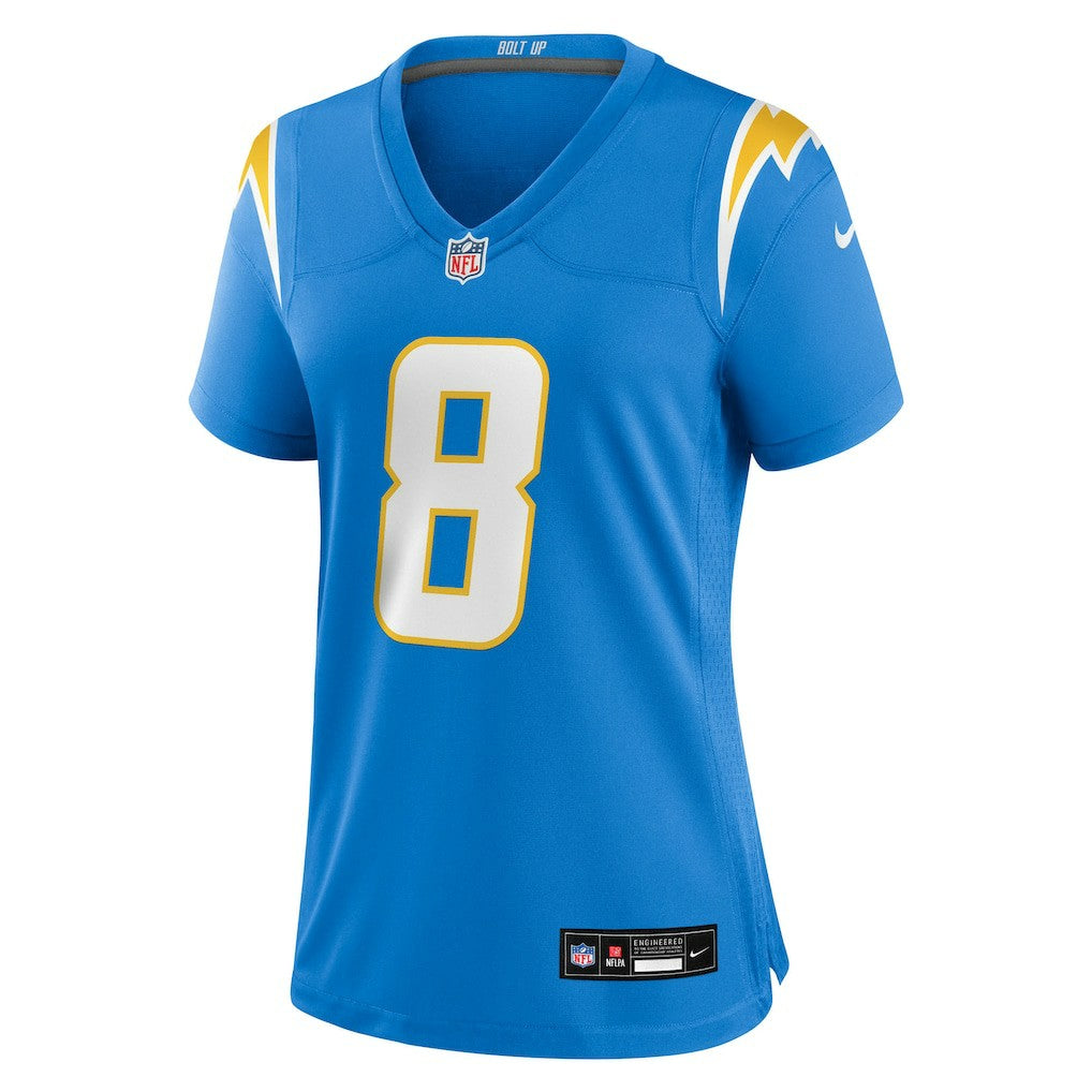 Omarion Hampton  Women's Team Game Jersey - Los Angeles Chargers