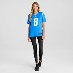 Omarion Hampton  Women's Team Game Jersey - Los Angeles Chargers