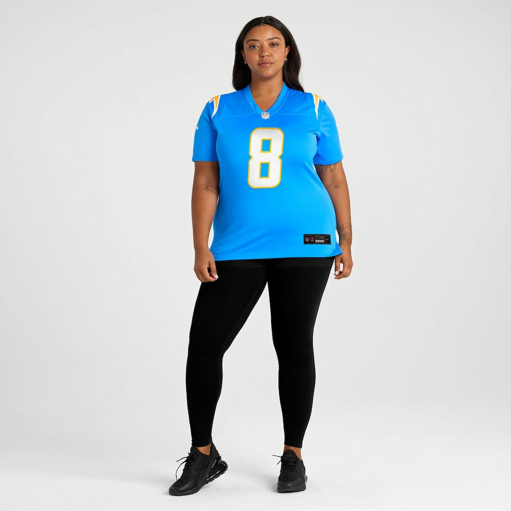 Omarion Hampton  Women's Team Game Jersey - Los Angeles Chargers