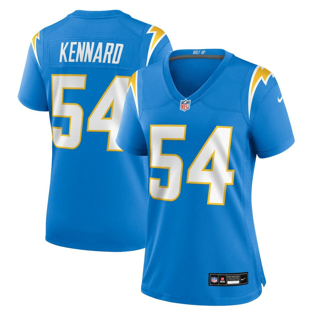 Kyle Kennard  Women's Team Game Jersey - Los Angeles Chargers