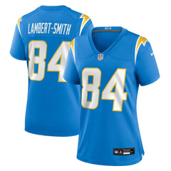 KeAndre Lambert-Smith  Women's Team Game Jersey - Los Angeles Chargers