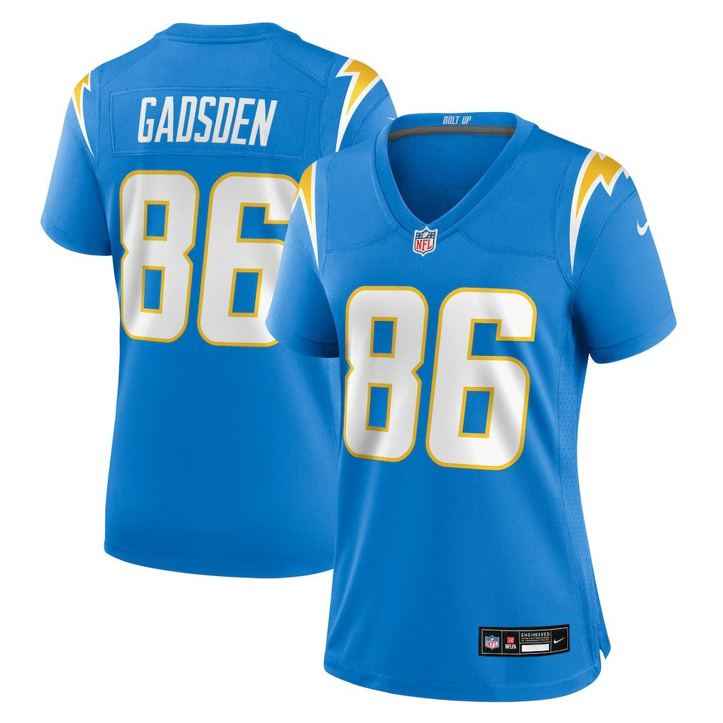 Oronde Gadsden  Women's Team Game Jersey - Los Angeles Chargers