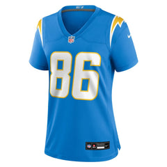 Oronde Gadsden  Women's Team Game Jersey - Los Angeles Chargers
