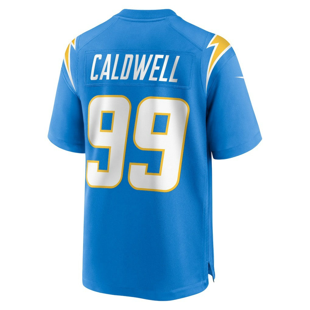 Jamaree Caldwell  Team Game Jersey - Los Angeles Chargers
