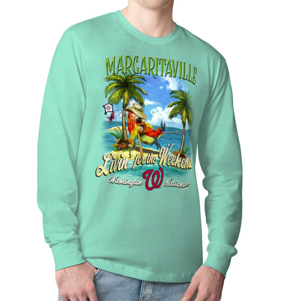 MLB Washington Nationals Margaritaville Livin' for the Weekend Long Sleeve T-Shirt