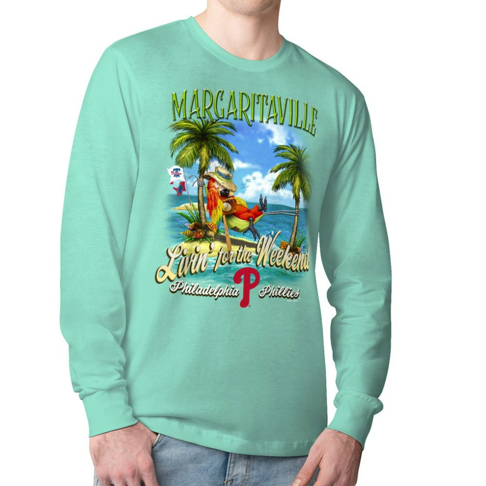 MLB Philadelphia Phillies Margaritaville Livin' for the Weekend Long Sleeve T-Shirt