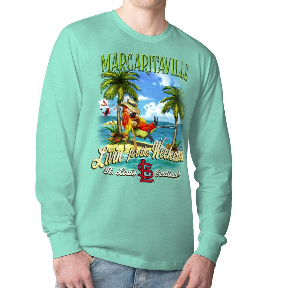 MLB St. Louis Cardinals Margaritaville Livin' for the Weekend Long Sleeve T-Shirt