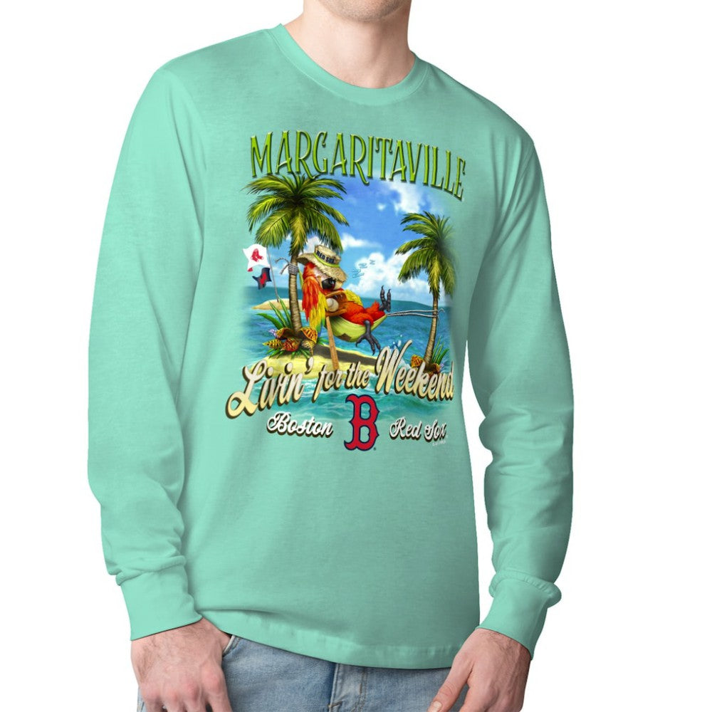 MLB Boston Red Sox Margaritaville Livin' for the Weekend Long Sleeve T-Shirt