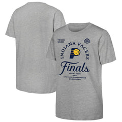 NBA Indiana Pacers Youth Heather Gray 2025 Eastern Conference Champions Locker Room T-Shirt for sale