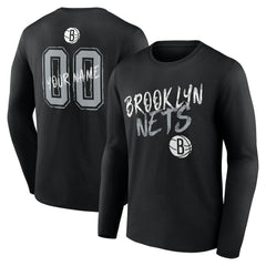 NBA Brooklyn Nets Hustle Custom Long Sleeve T-Shirt