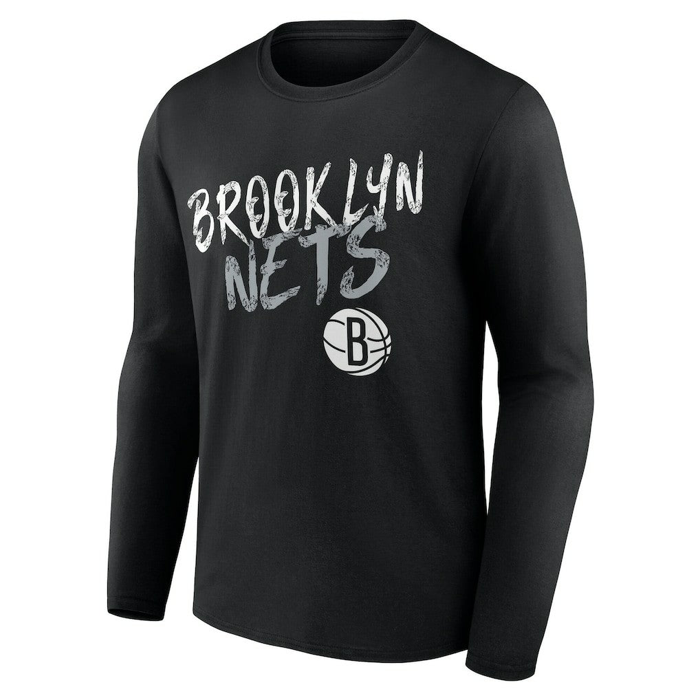 NBA Brooklyn Nets Hustle Custom Long Sleeve T-Shirt
