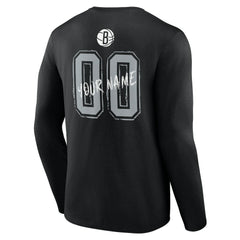 NBA Brooklyn Nets Hustle Custom Long Sleeve T-Shirt
