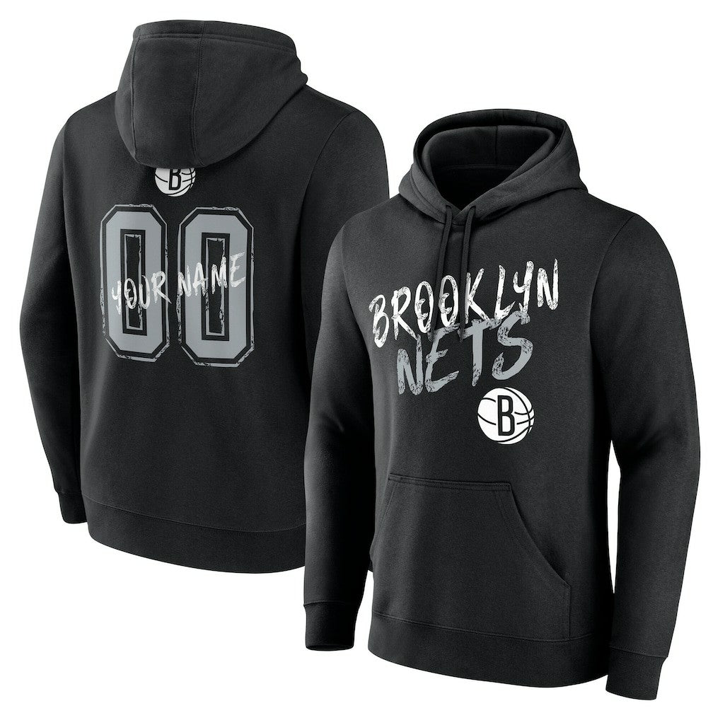 NBA Brooklyn Nets Hustle Custom Pullover Hoodie