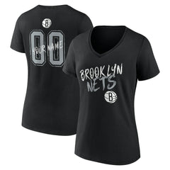 NBA Brooklyn Nets Women's Hustle Custom V-Neck T-Shirt