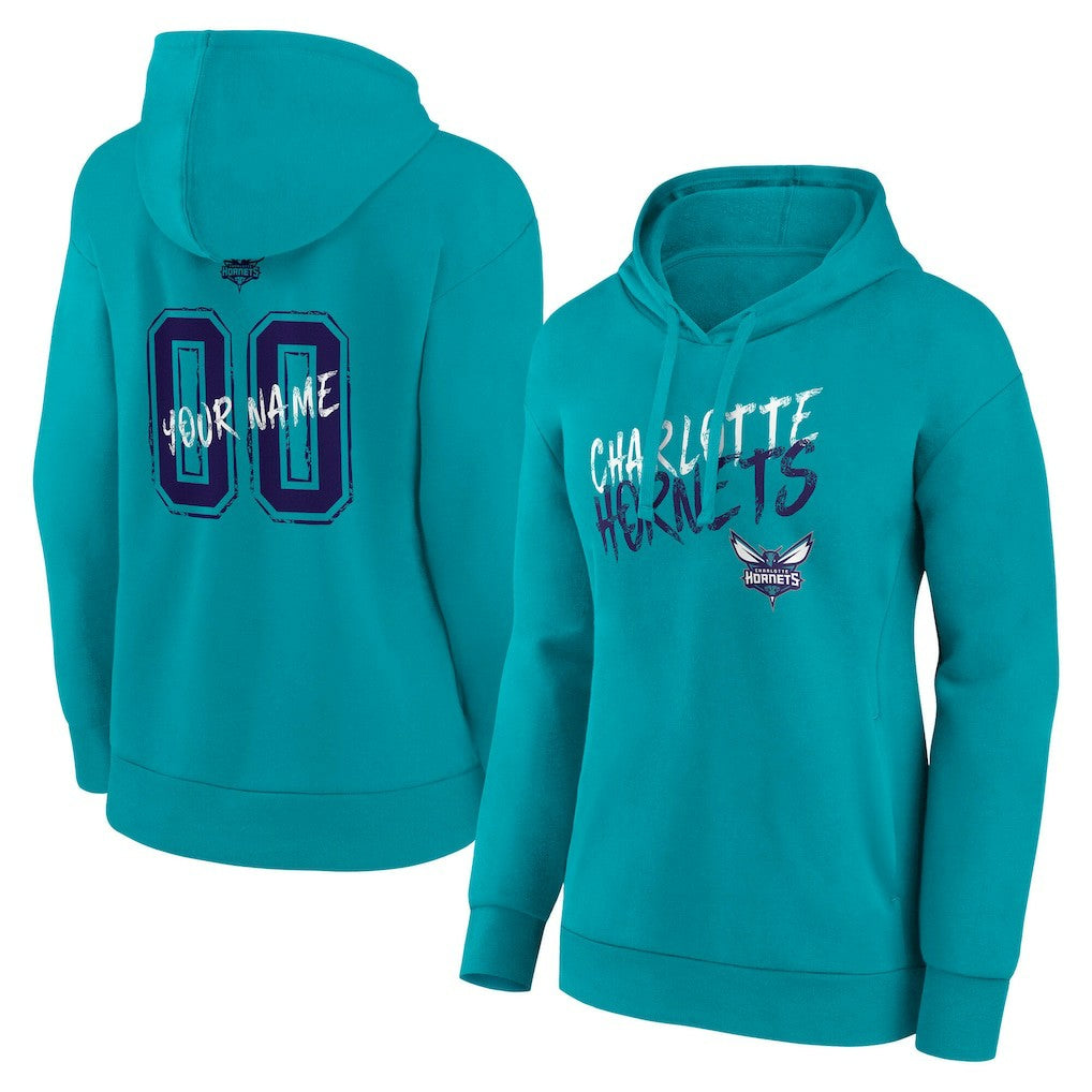 NBA Charlotte Hornets Women's Hustle Custom Pullover Hoodie