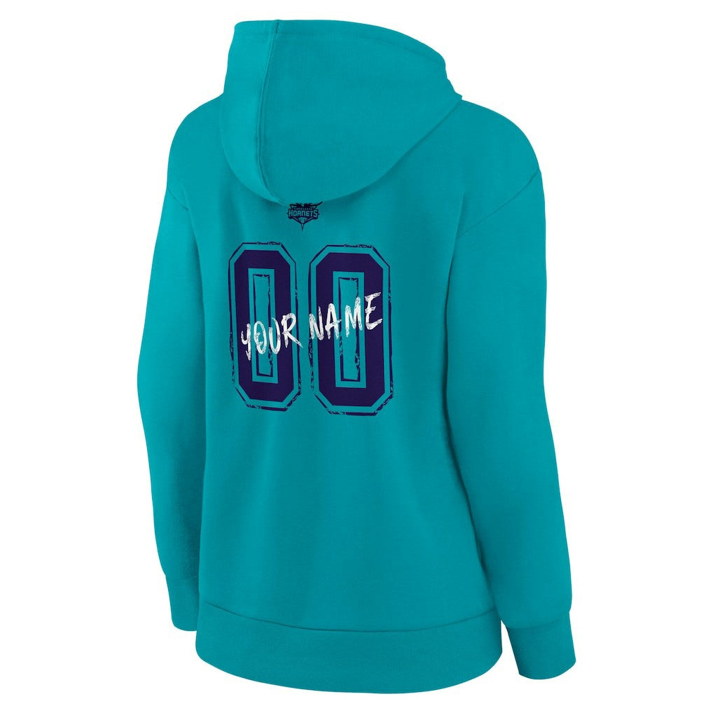 NBA Charlotte Hornets Women's Hustle Custom Pullover Hoodie