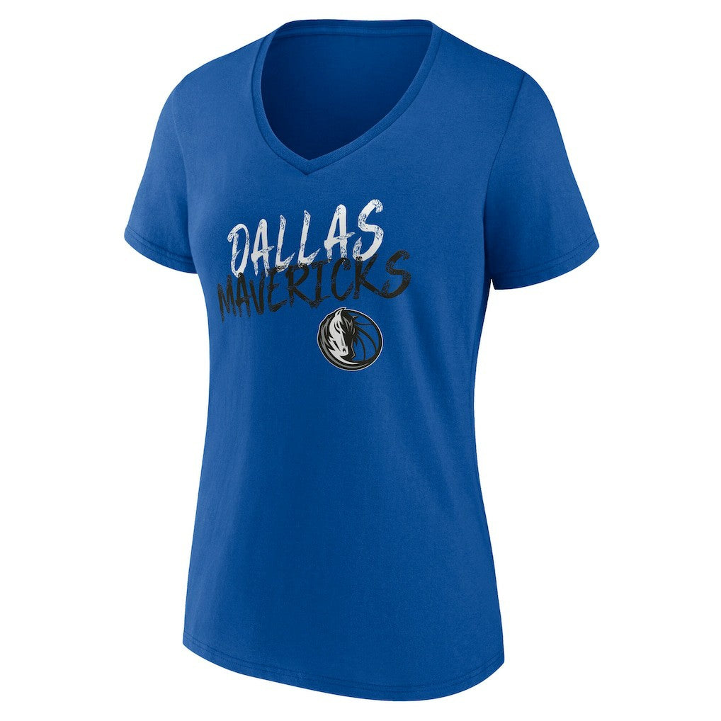 NBA Dallas Mavericks Women's Hustle Custom V-Neck T-Shirt sale