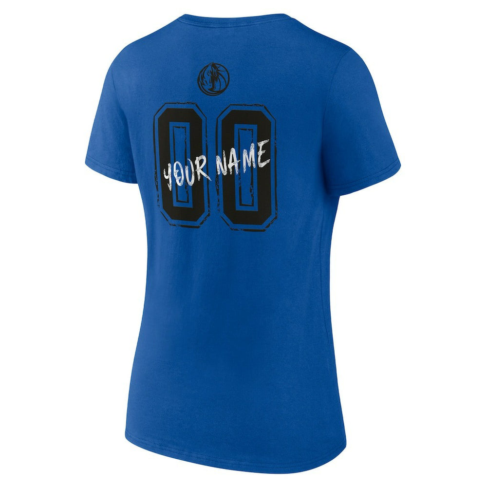 NBA Dallas Mavericks Women's Hustle Custom V-Neck T-Shirt sale