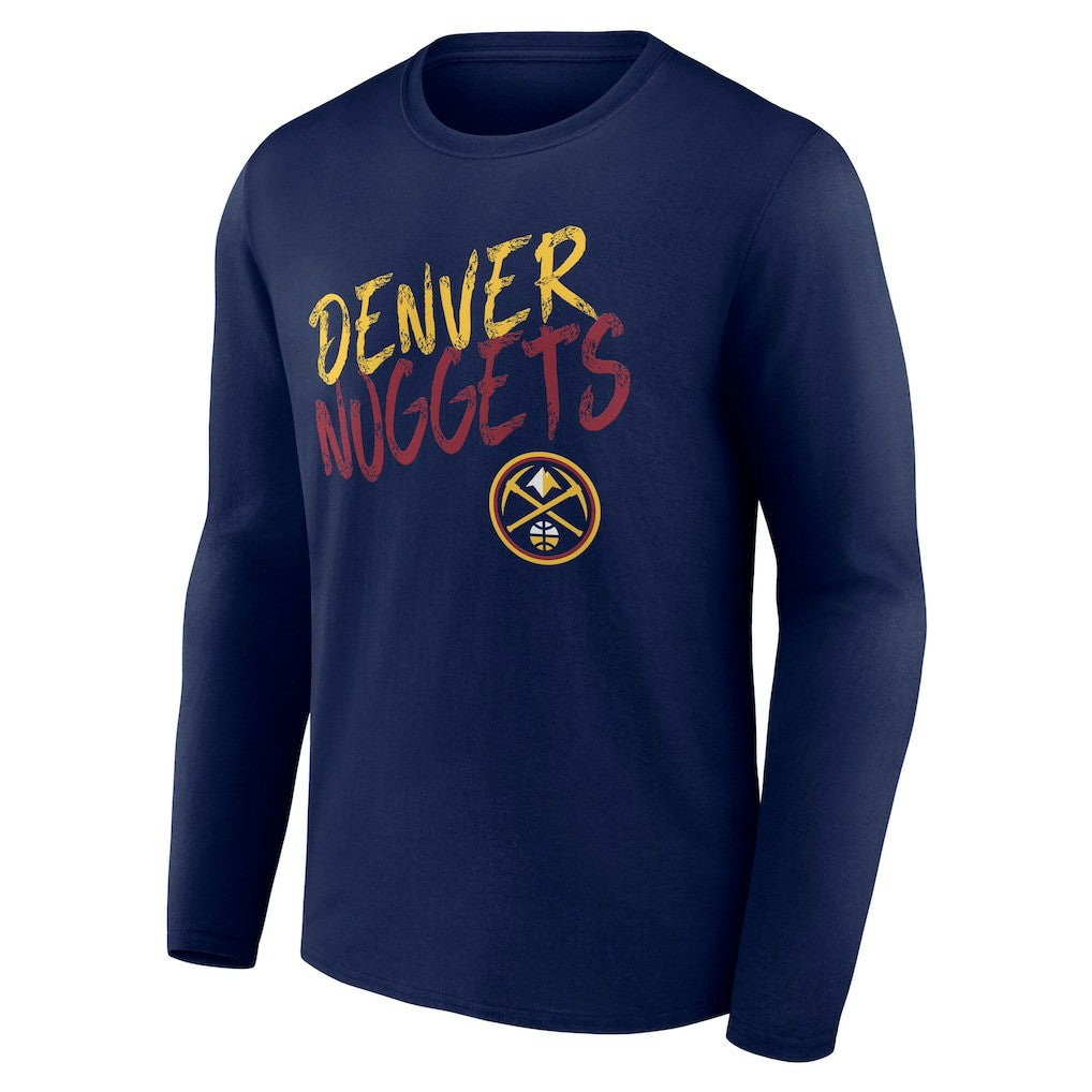 NBA Denver Nuggets Hustle Custom Long Sleeve T-Shirt sale