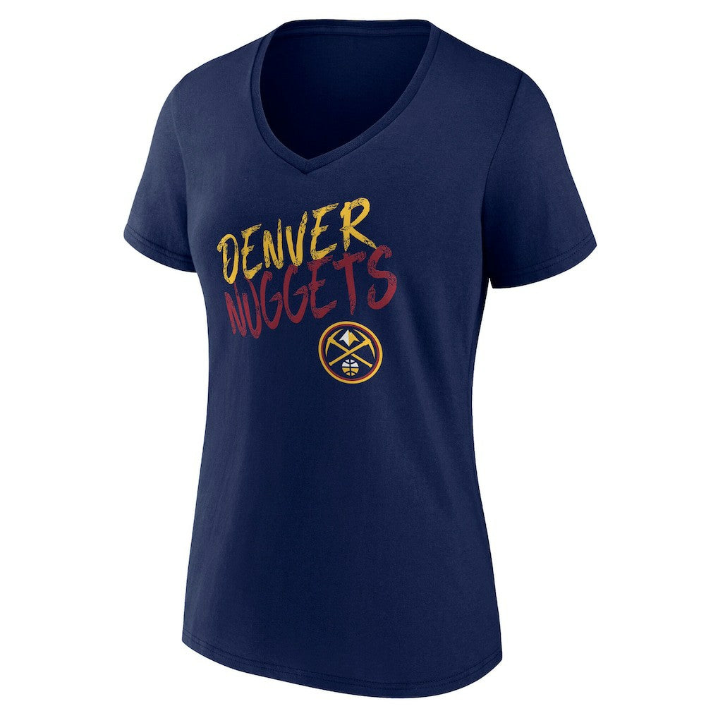 NBA Denver Nuggets Women's Hustle Custom V-Neck T-Shirt sale