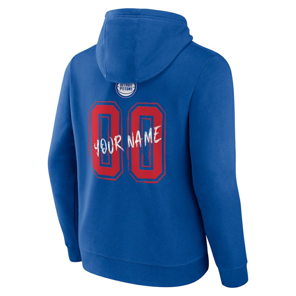 NBA Detroit Pistons Hustle Custom Pullover Hoodie sale