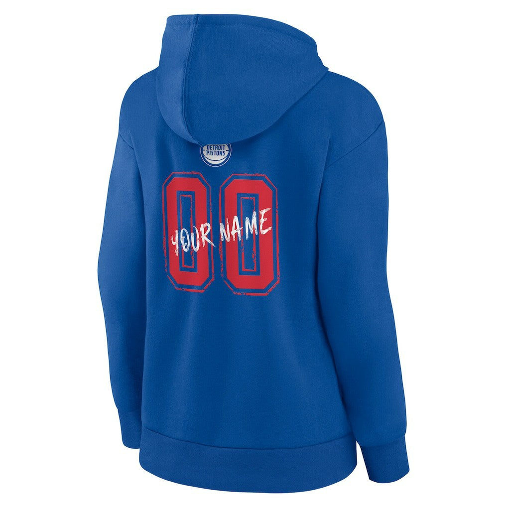 NBA Detroit Pistons Women's Hustle Custom Pullover Hoodie sale