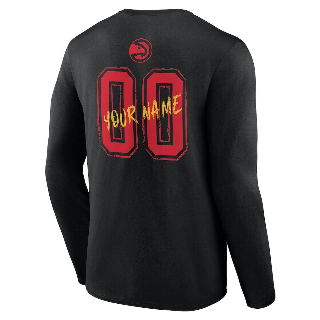 NBA Atlanta Hawks Hustle Custom Long Sleeve T-Shirt