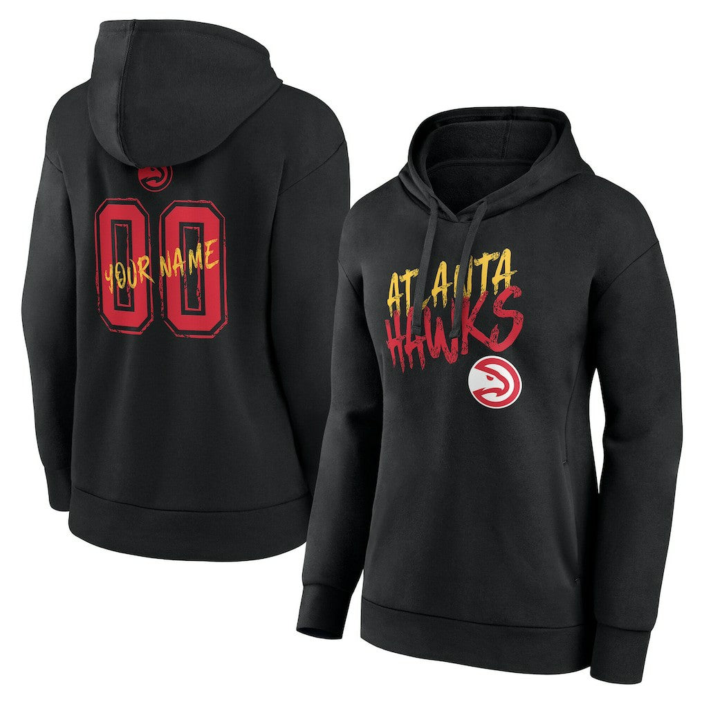 NBA Atlanta Hawks Women's Hustle Custom Pullover Hoodie