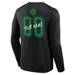 NBA Boston Celtics Hustle Custom Long Sleeve T-Shirt