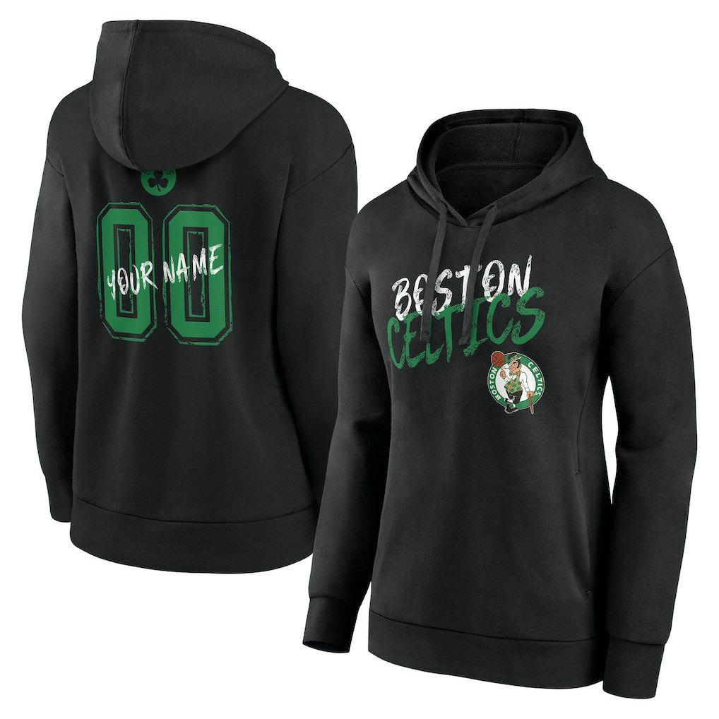 NBA Boston Celtics Women's Hustle Custom Pullover Hoodie