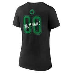 NBA Boston Celtics Women's Hustle Custom V-Neck T-Shirt
