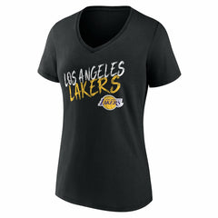 NBA Los Angeles Lakers Women's Hustle Custom V-Neck T-Shirt