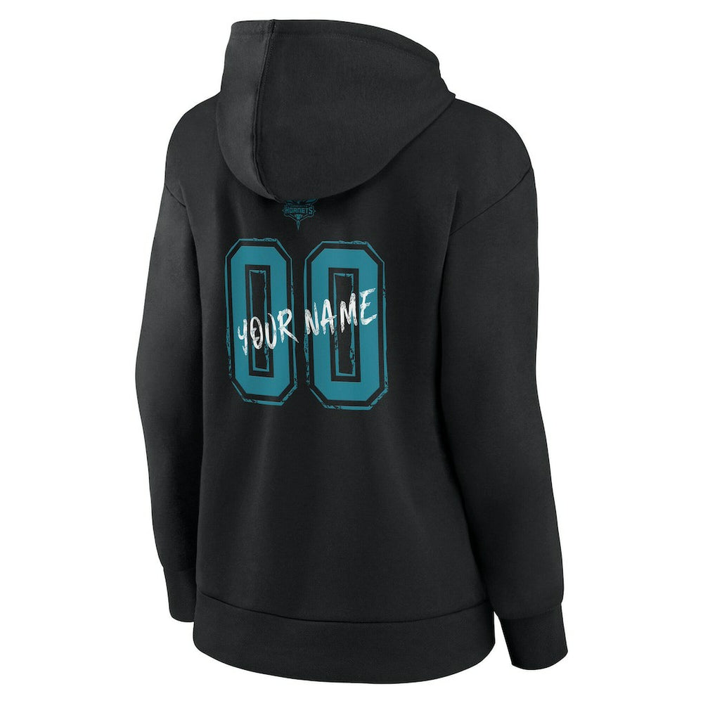NBA Charlotte Hornets Women's Hustle Custom Pullover Hoodie