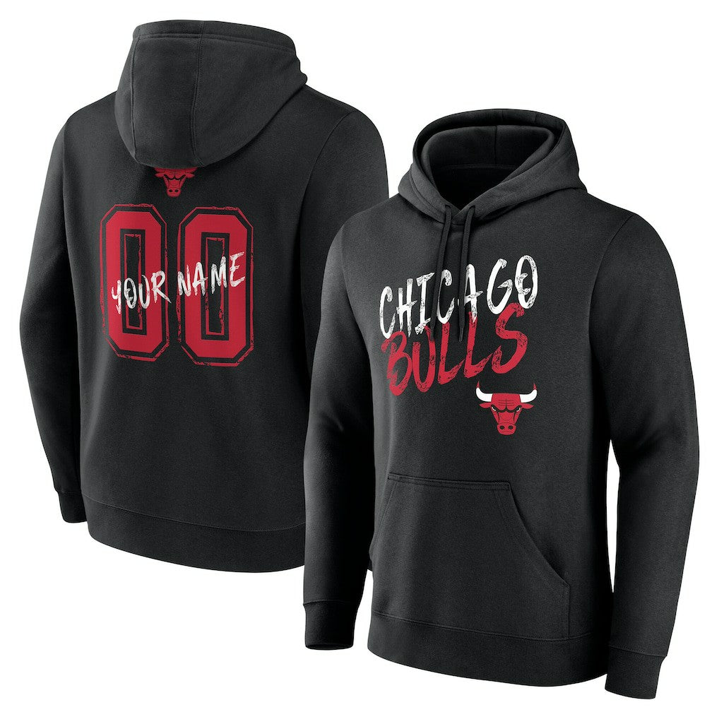 NBA Chicago Bulls Hustle Custom Pullover Hoodie