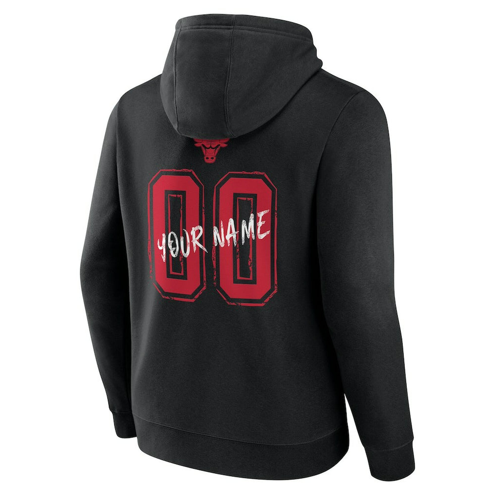 NBA Chicago Bulls Hustle Custom Pullover Hoodie