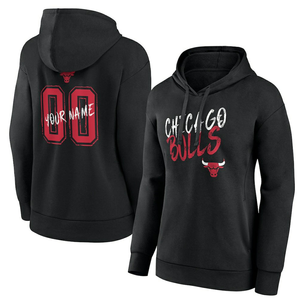 NBA Chicago Bulls Women's Hustle Custom Pullover Hoodie sale