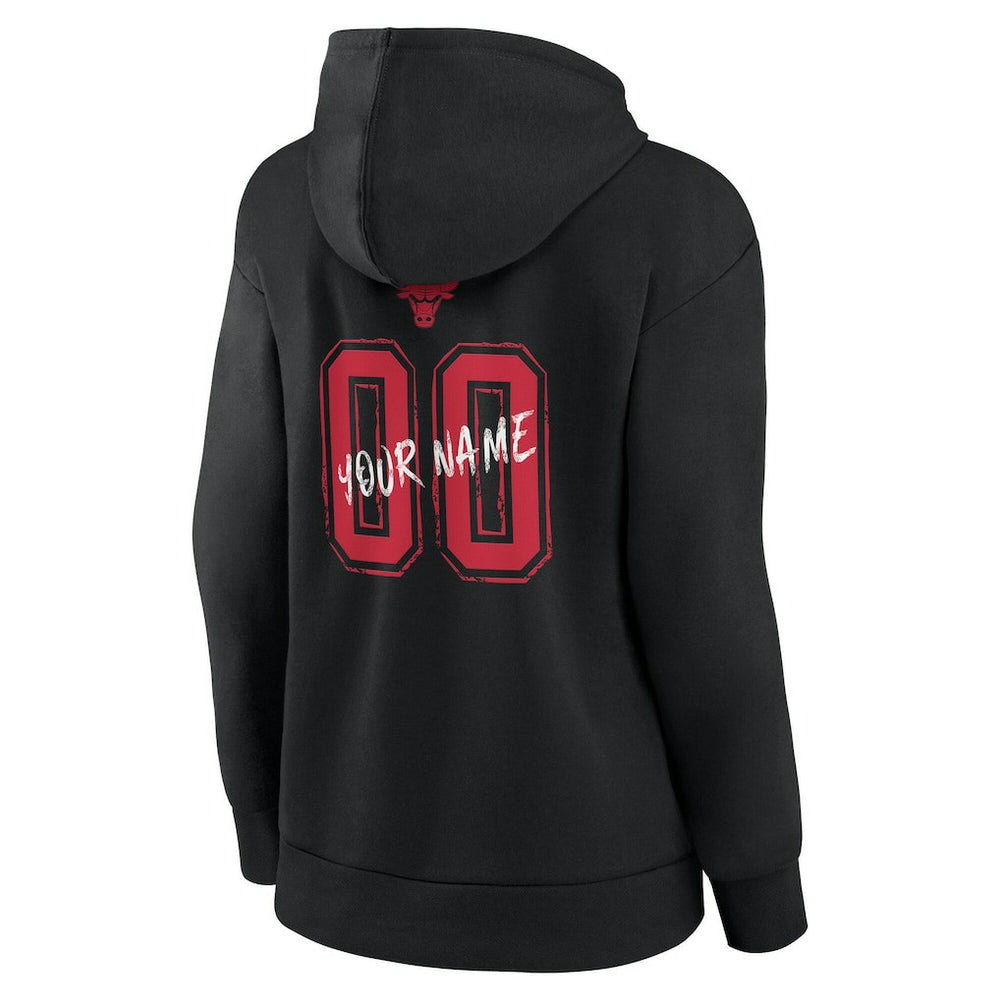 NBA Chicago Bulls Women's Hustle Custom Pullover Hoodie sale