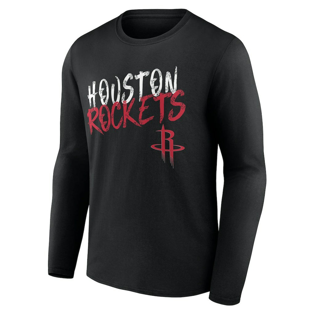 NBA Houston Rockets Hustle Custom Long Sleeve T-Shirt