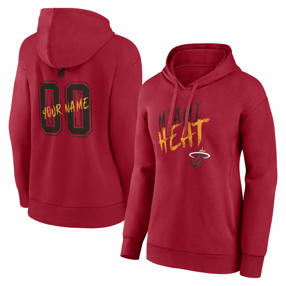 NBA Miami Heat Women's Hustle Custom Pullover Hoodie