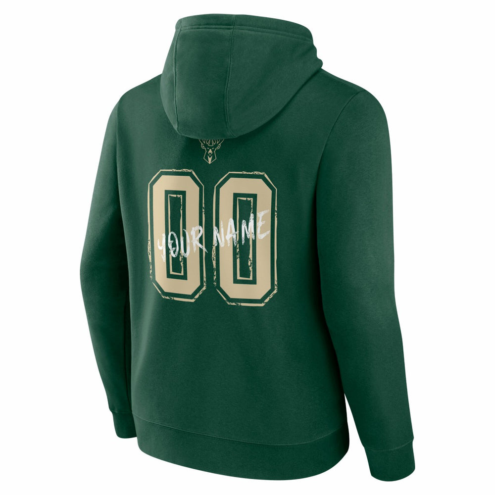 NBA Milwaukee Bucks Hustle Custom Pullover Hoodie