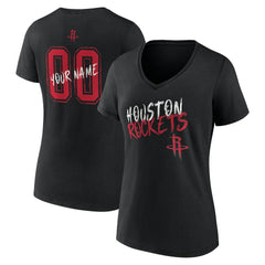 NBA Houston Rockets Women's Hustle Custom V-Neck T-Shirt sale