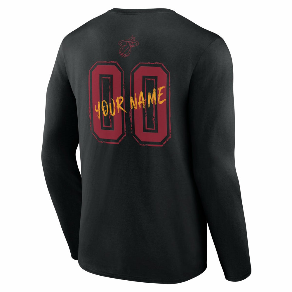 NBA Miami Heat Hustle Custom Long Sleeve T-Shirt