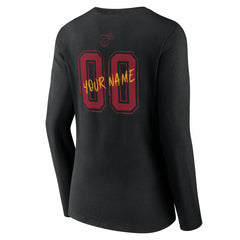 NBA Miami Heat Women's Hustle Custom Long Sleeve V-Neck T-Shirt