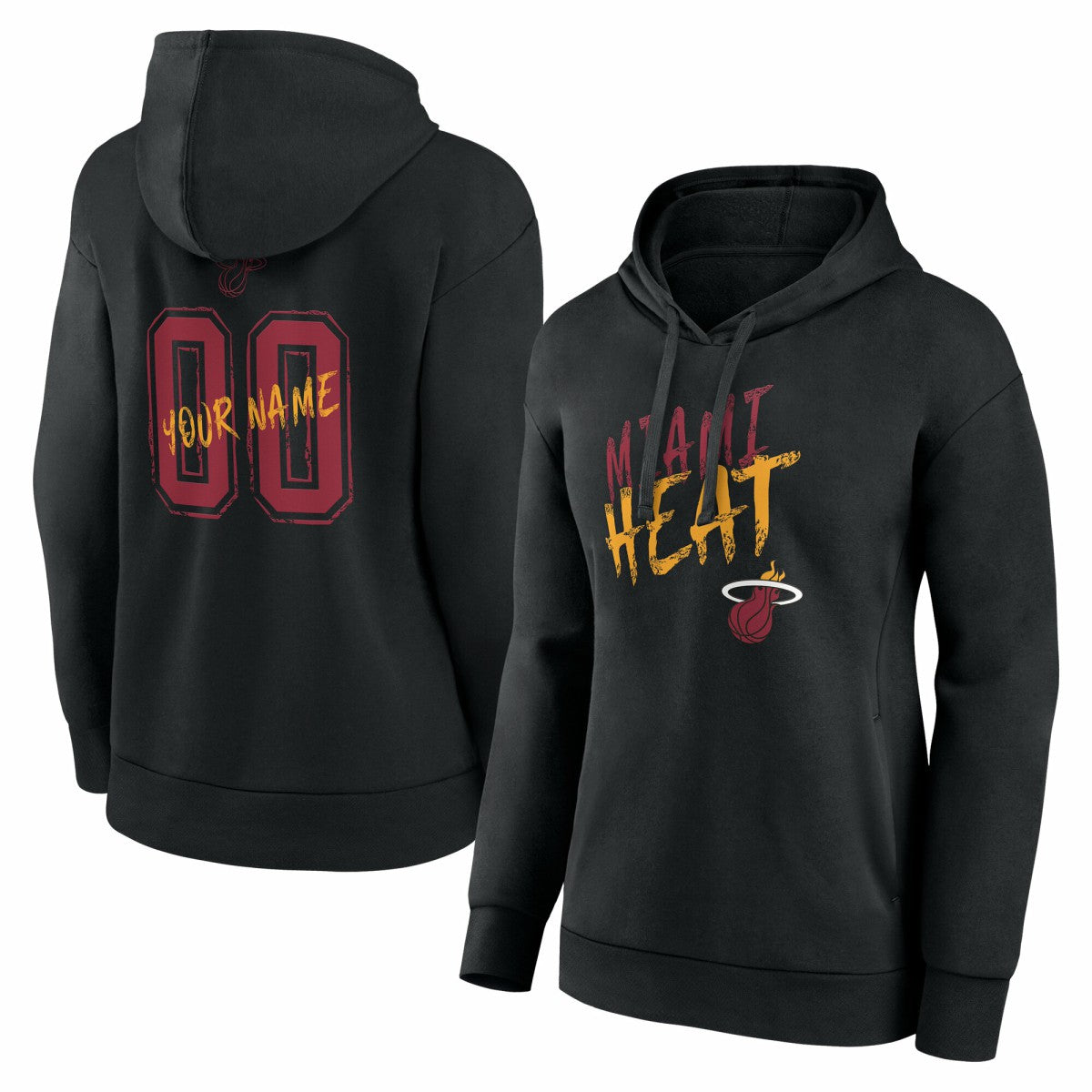 NBA Miami Heat Women's Hustle Custom Pullover Hoodie