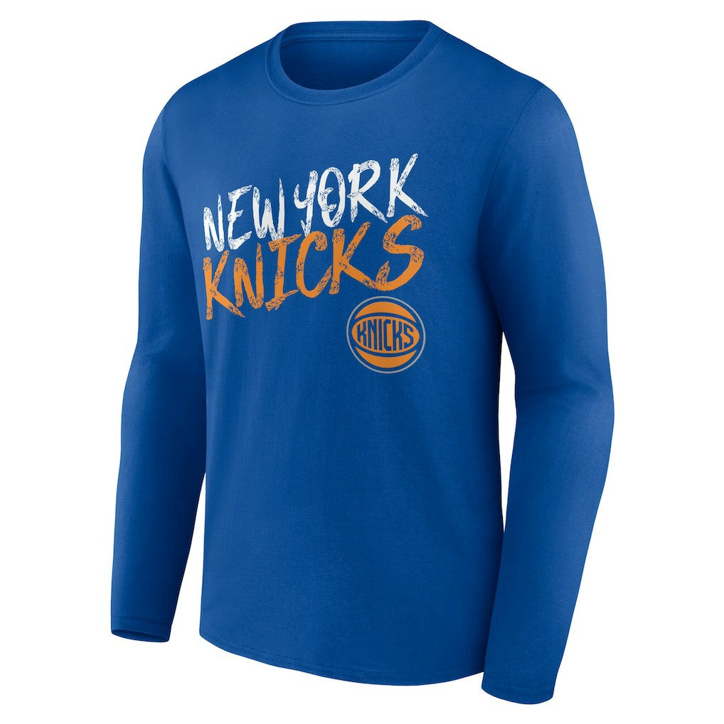 NBA New York Knicks Hustle Custom Long Sleeve T-Shirt