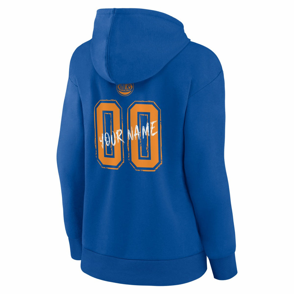 NBA New York Knicks Women's Hustle Custom Pullover Hoodie
