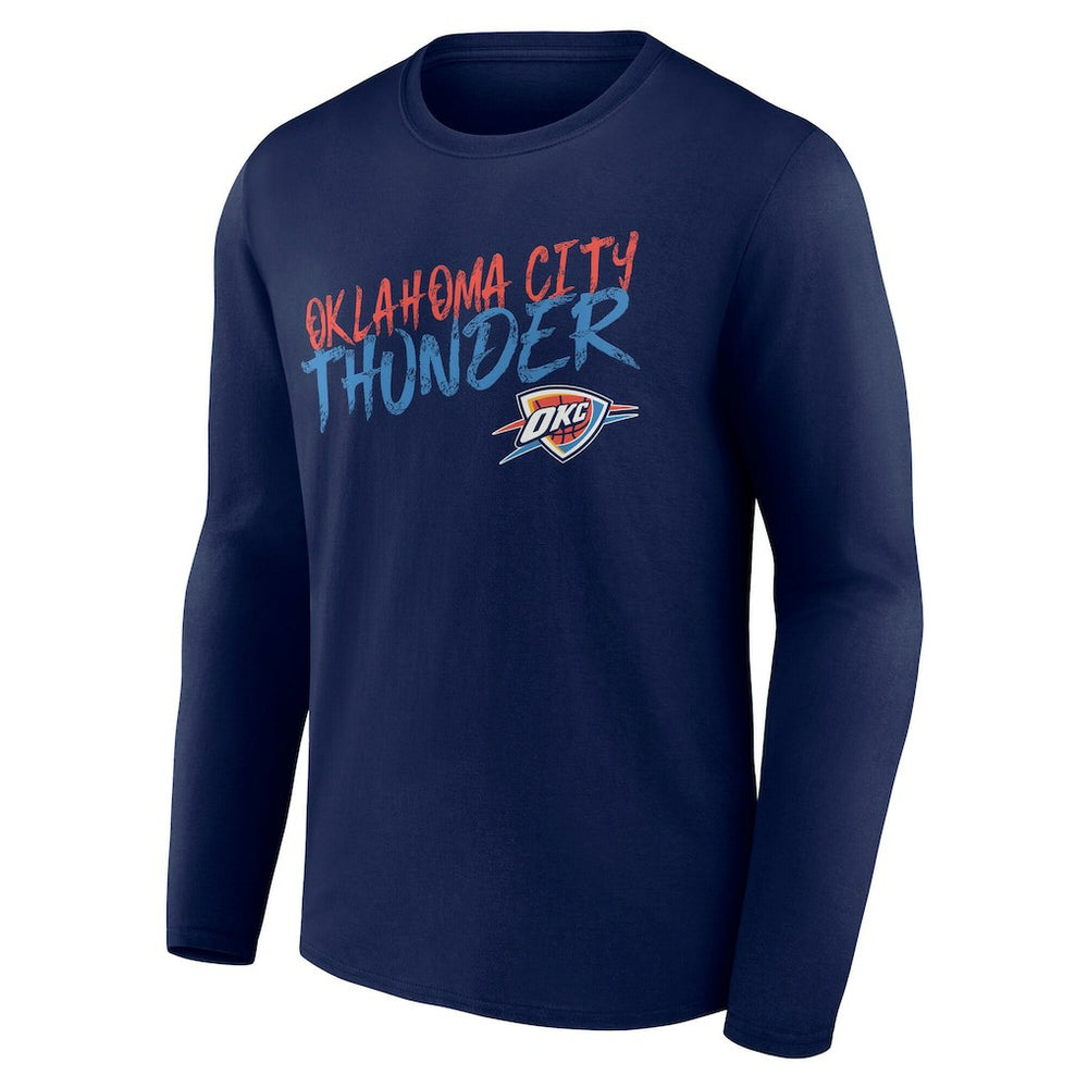 NBA Oklahoma City Thunder Hustle Custom Long Sleeve T-Shirt