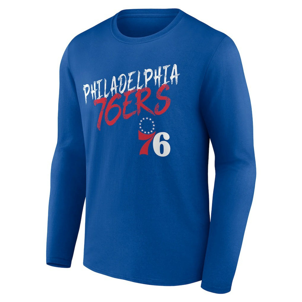 NBA Philadelphia 76ers Hustle Custom Long Sleeve T-Shirt