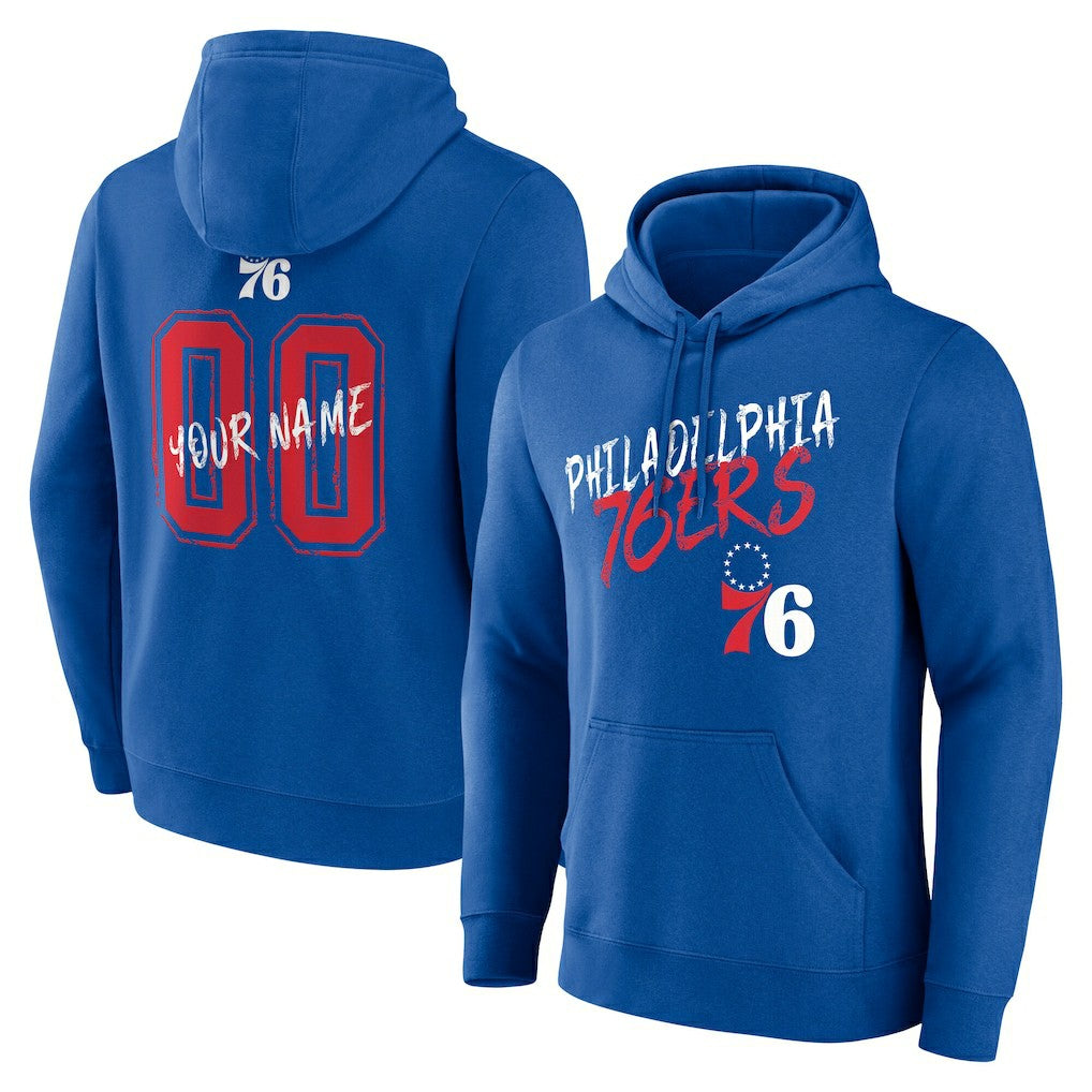 NBA Philadelphia 76ers Hustle Custom Pullover Hoodie