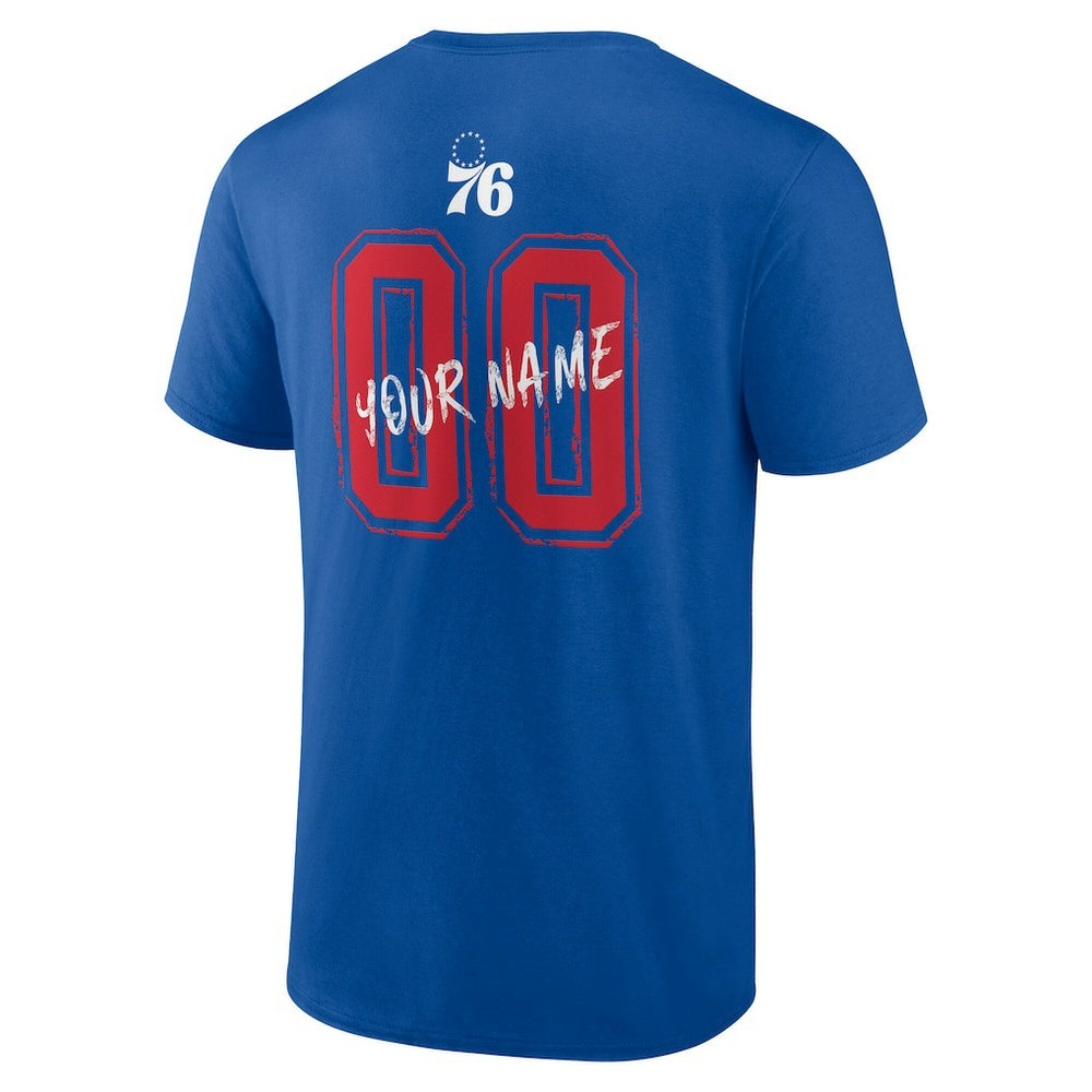NBA Philadelphia 76ers Hustle Custom T-Shirt